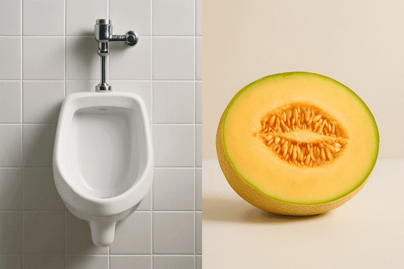 Anti-Splash Patented Urinal Screen – Melon Scent (10 Pack) - Image 2