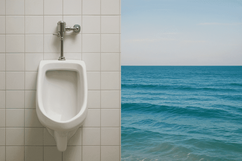Anti-Splash Patented Urinal Screen – Ocean Scent (10 Pack) - Image 2