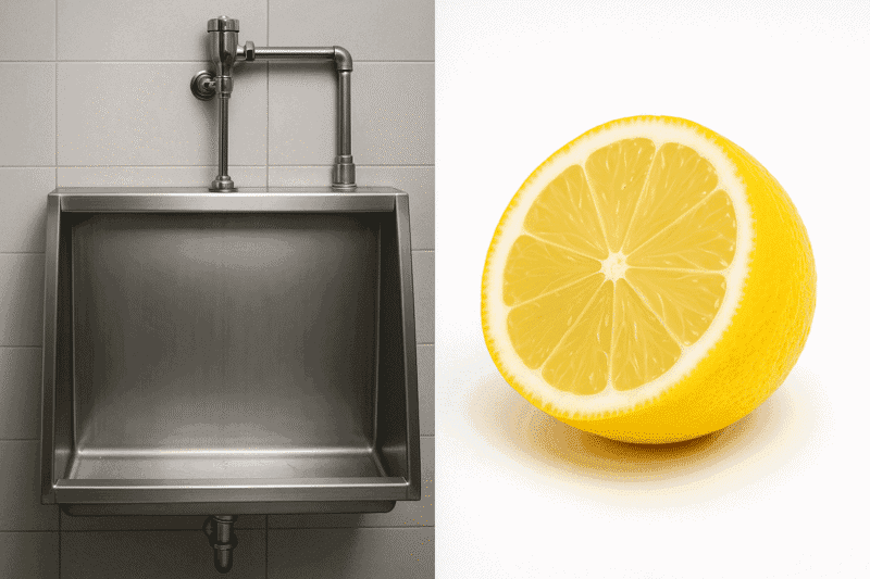 Trough Urinal Screens – Lemon (10 Pack) 2 Trough Urinal Screens – Lemon (10 Pack) - Image 2