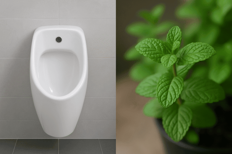 Anti-Splash Patented Urinal Screen – Mint Scent (10 Pack) - Image 2