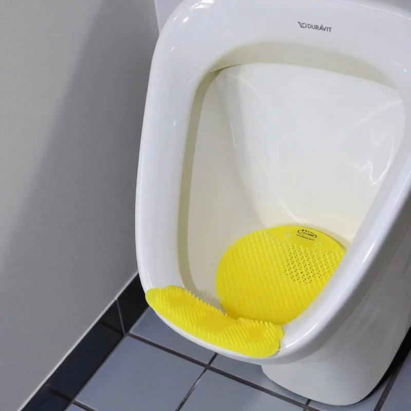 Drip-Catching Urinal Screens